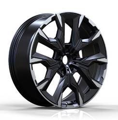 BMW 3S1349 Black Polished Half Matte