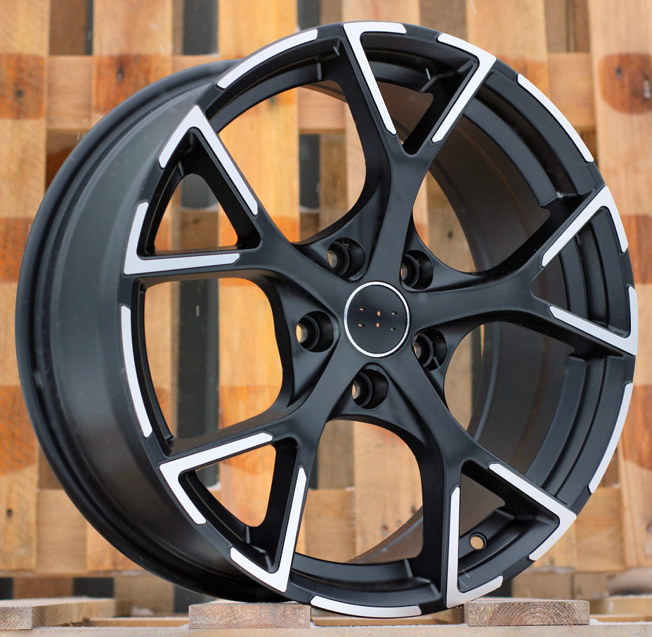 AUDI 3S5997 Black Polished Half Matte
