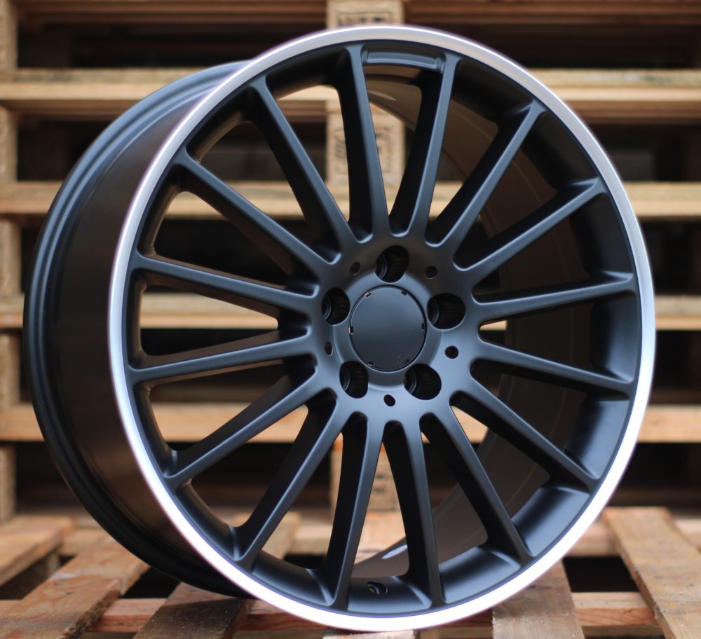 Mercedes A1020 Black Half Matte+Polished Lip