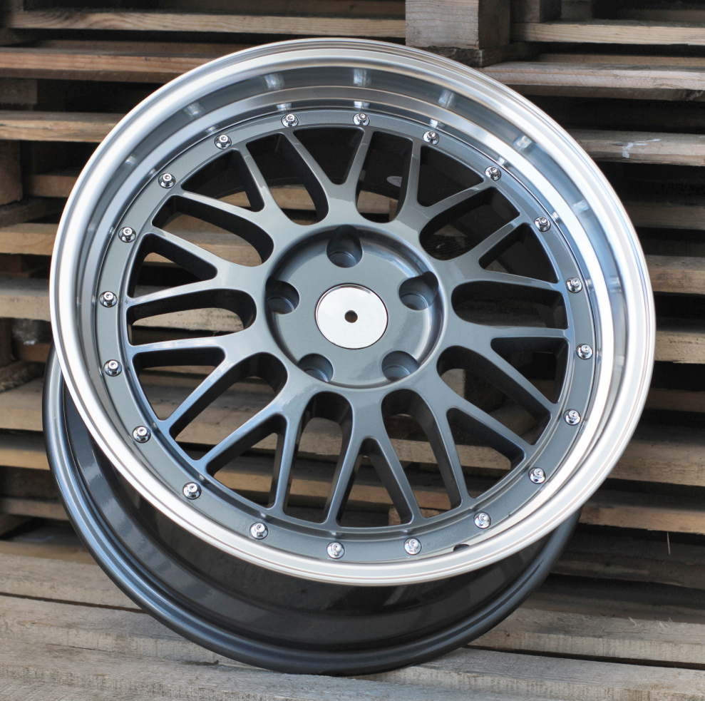 Racing A1025 Gun Metal+Polished Lip