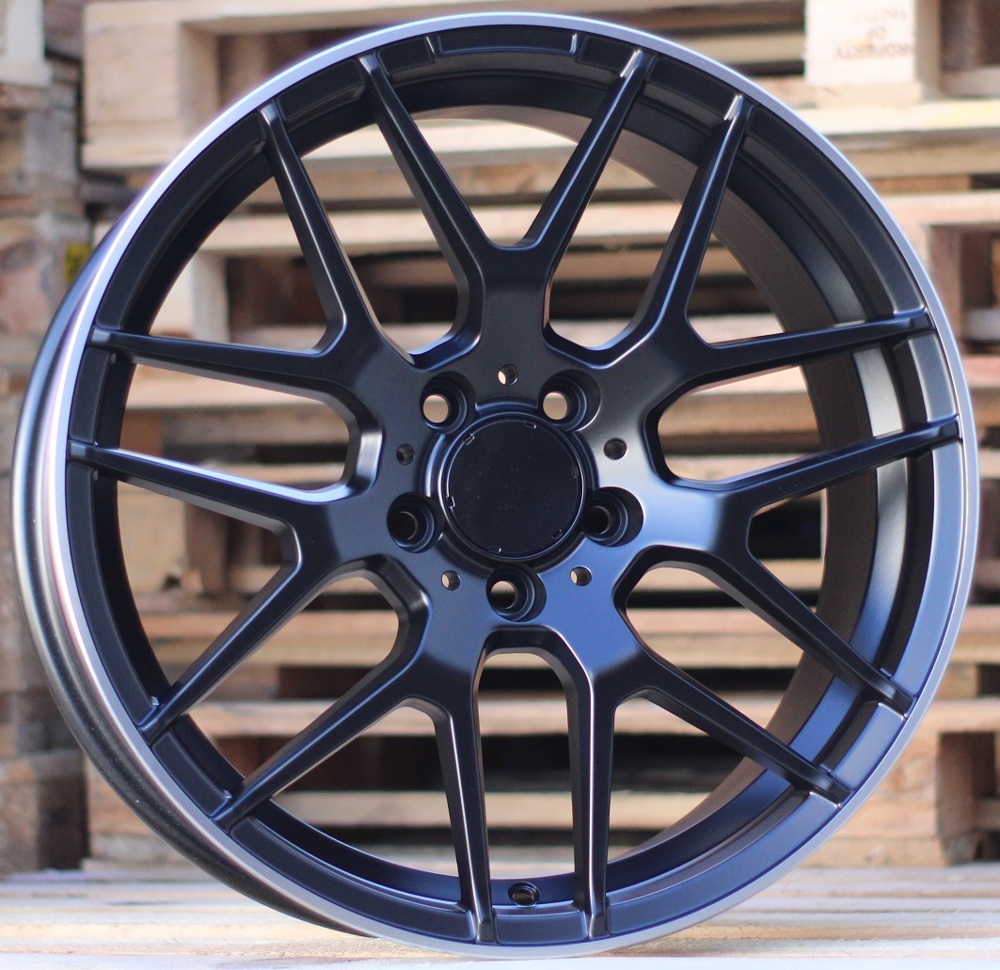 Mercedes A1257 Black Half Matte+Polished Lip
