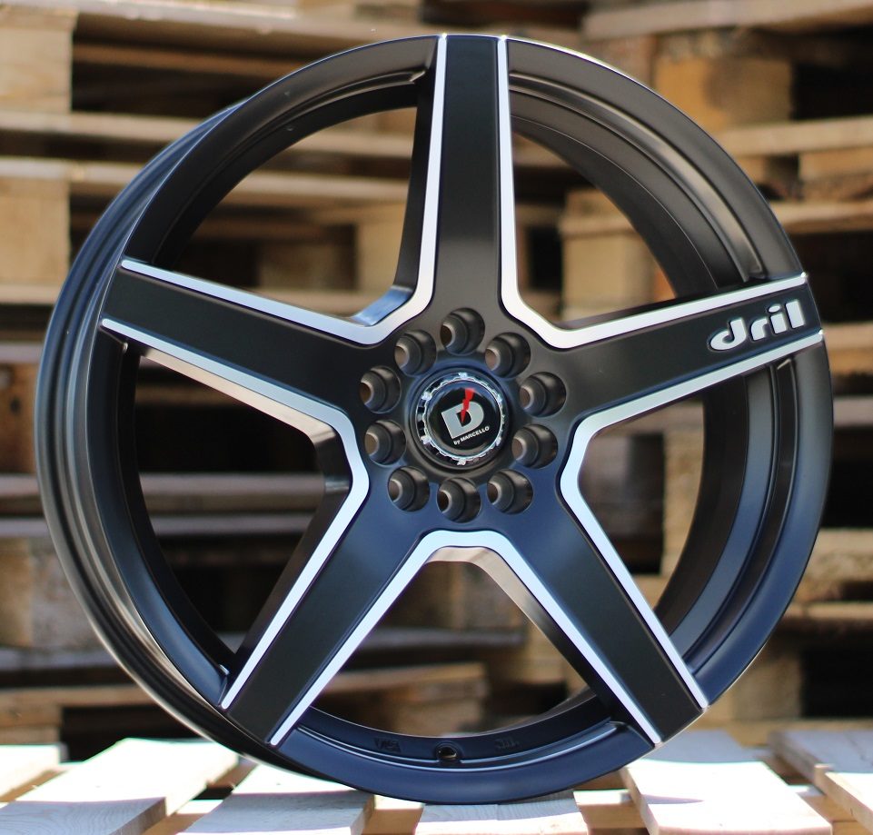 Racing A5274 Black Polished Half Matte