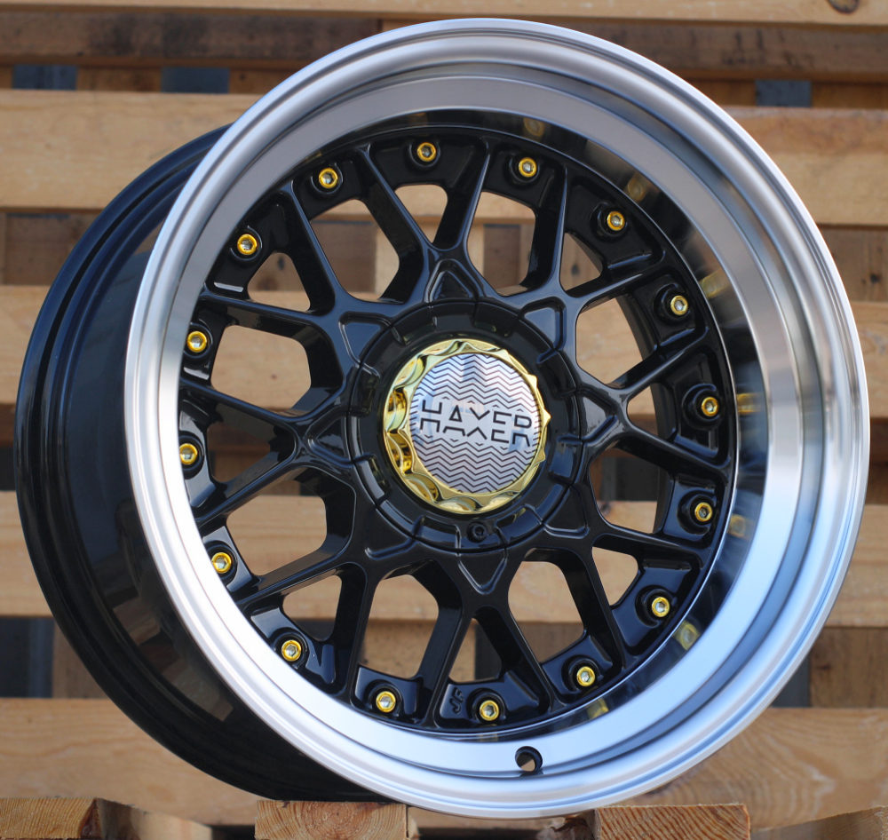 Haxer A8078 Black+Polished Lip
