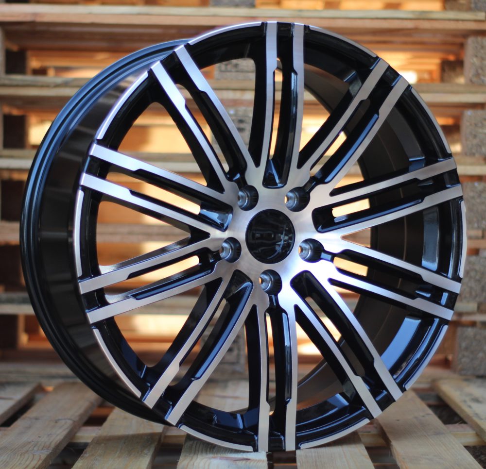 Porsche B1026 Black Polished+Painted Powder