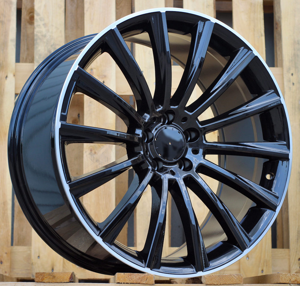 Mercedes B1048 Black+Polished Lip