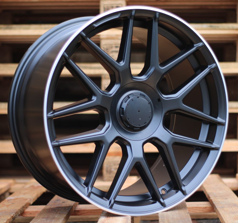 Mercedes B1258 Black Half Matte+Polished Lip