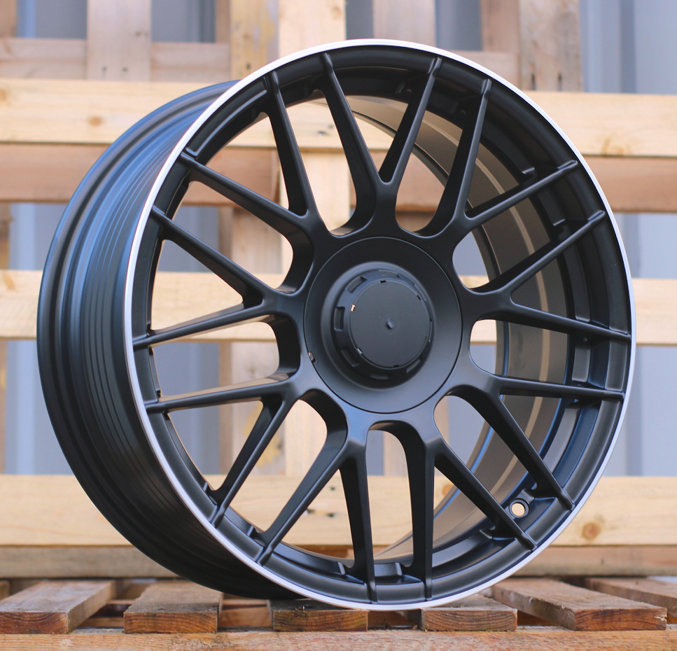 Mercedes B1268 Black Half Matte+Polished Lip