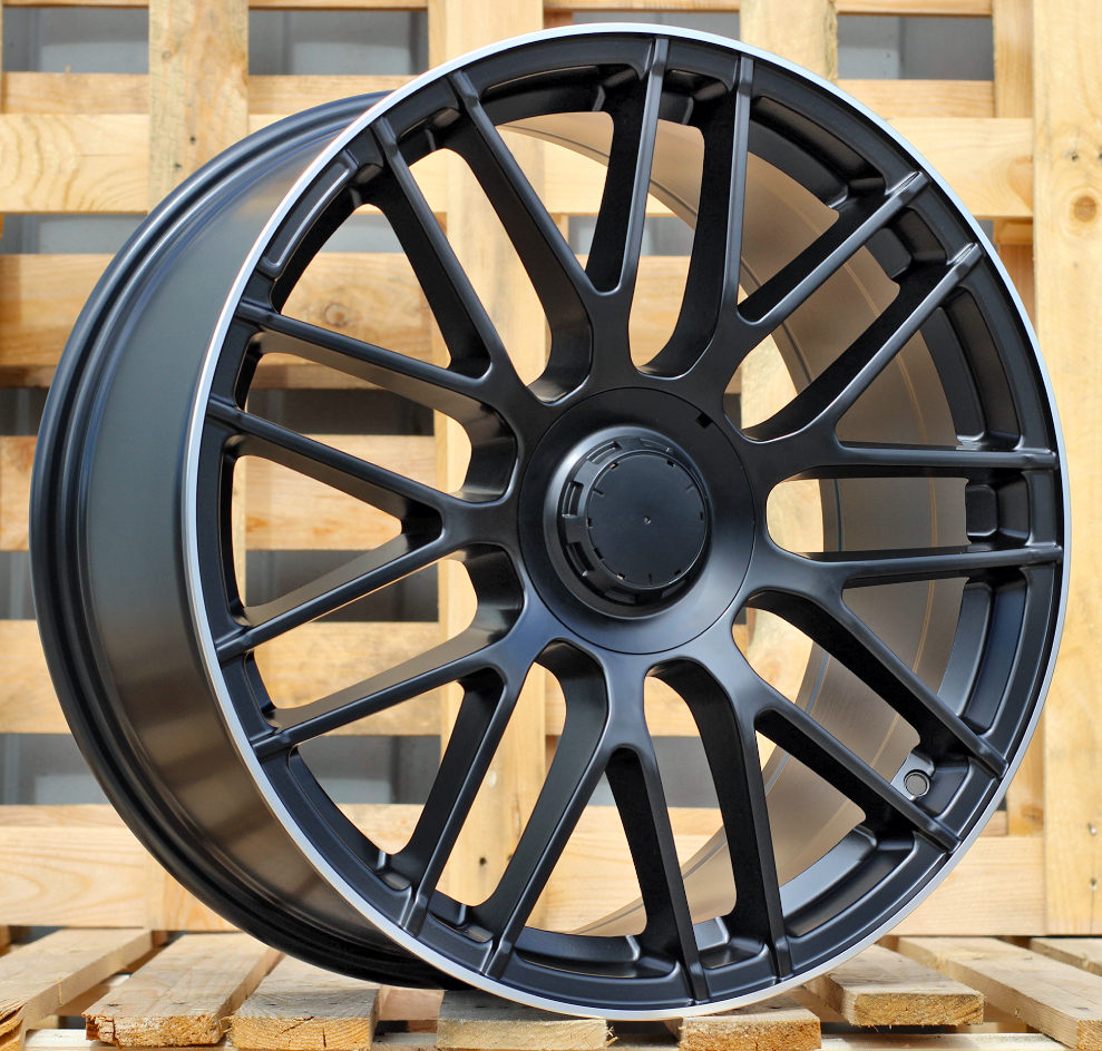 Mercedes B1268 Black Half Matte+Polished Lip