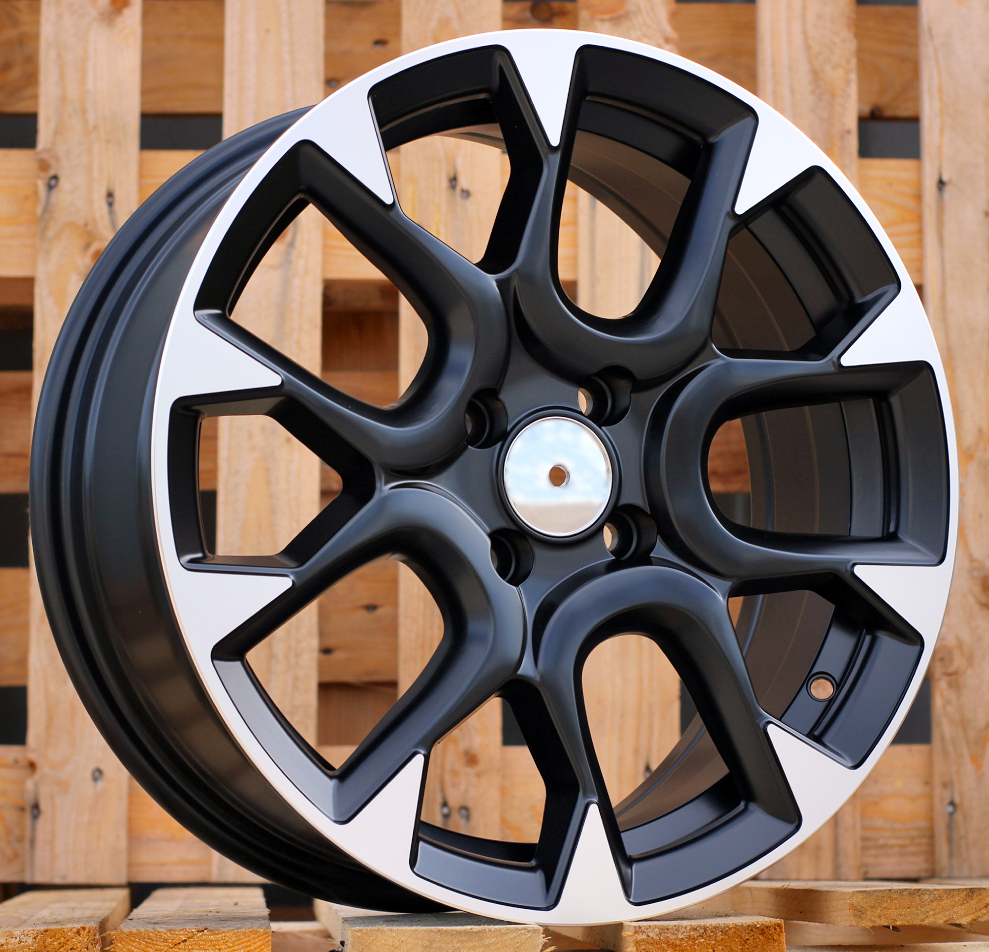 FIAT B1675 Black Polished Half Matte