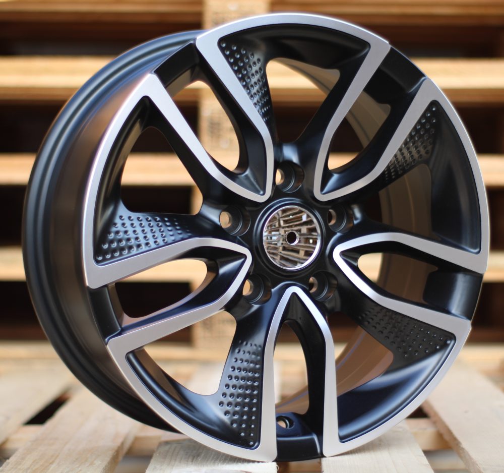 Racing B5087 Black Polished Half Matte