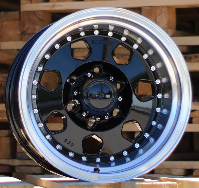 4x4 B5169 Black+Polished Lip