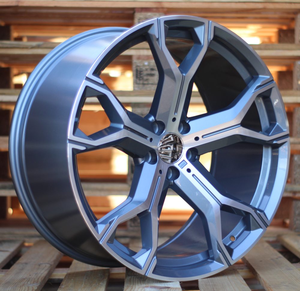 BMW B5498 Grey Polished+Painted Powder