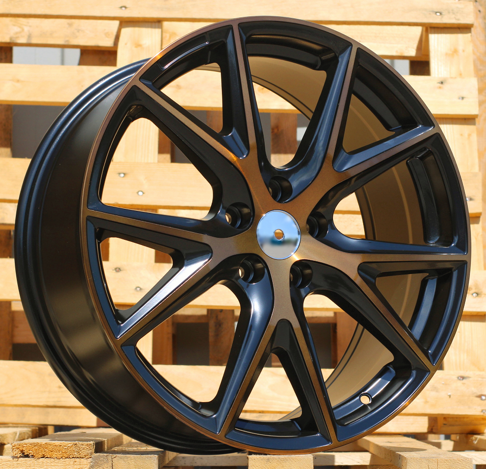 Cupra B5792 Black Polished Half Matte Copper