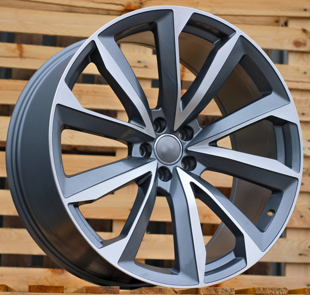 AUDI B5815 Grey Polished+Painted Powder