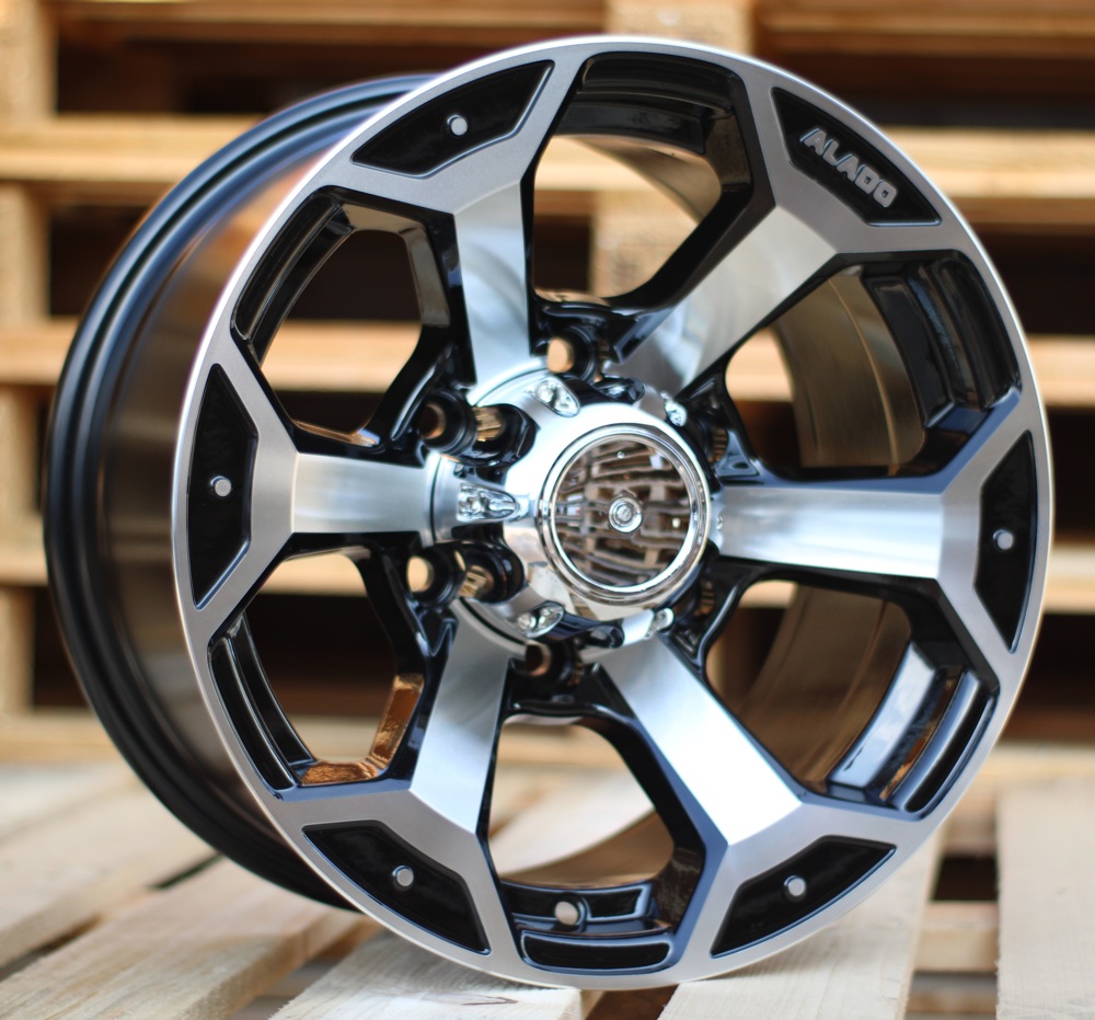 4x4 BK321 Black Polished