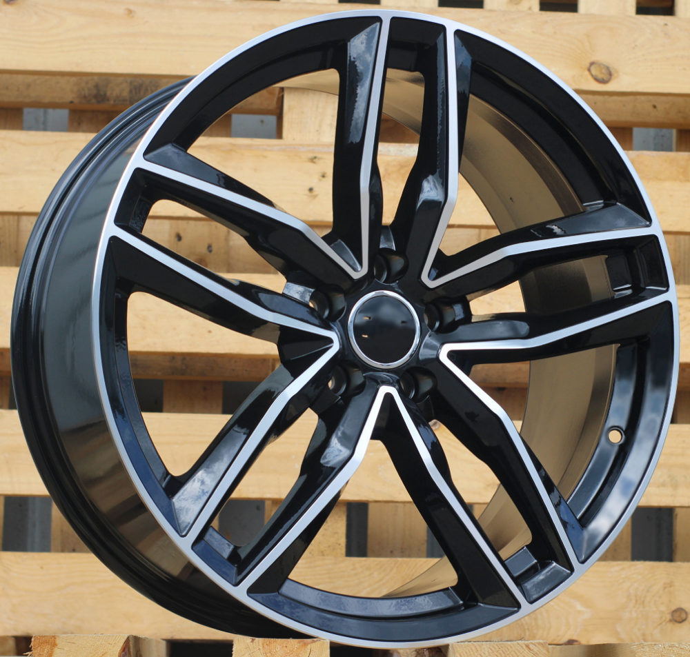 AUDI BK690 Black Polished+Painted Powder