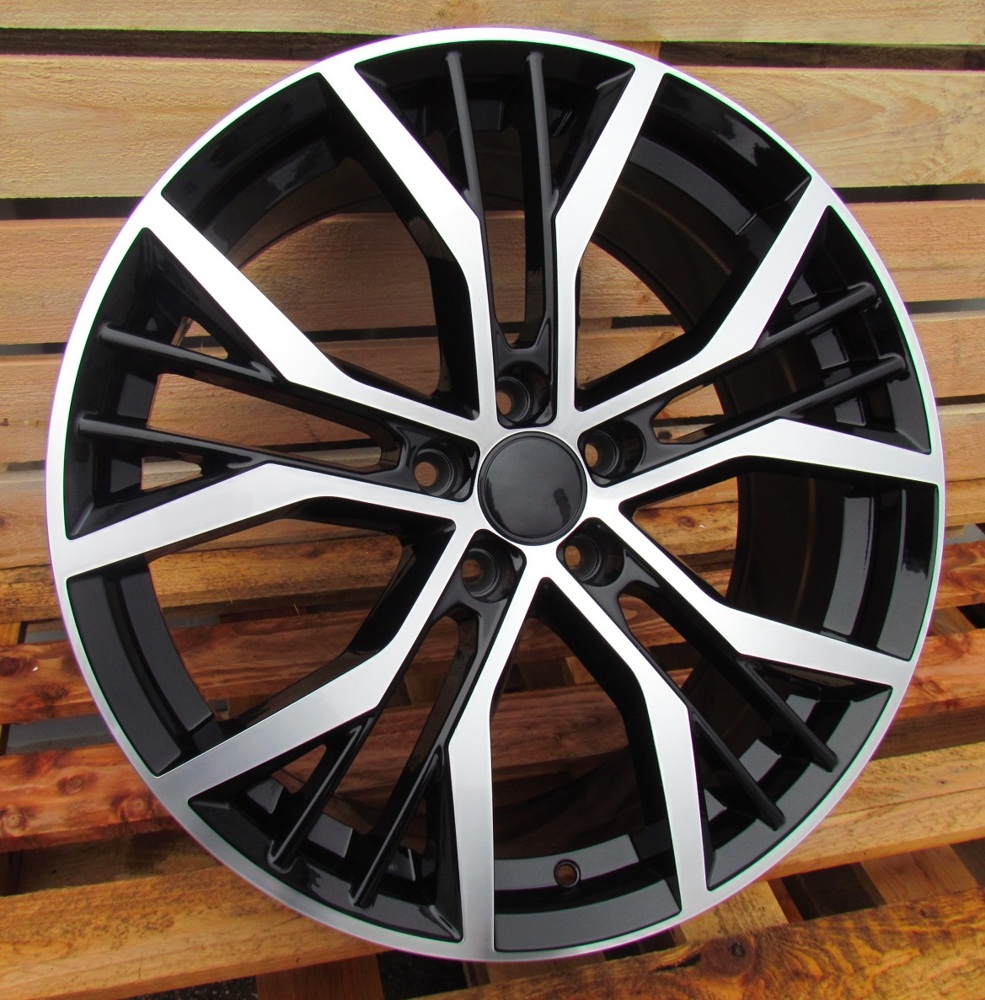 VW BK713 Black Polished+Painted Powder
