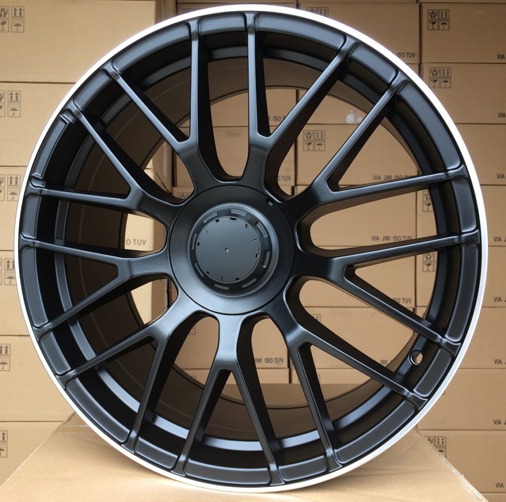 Mercedes BK912 Black Half Matte+Polished Lip