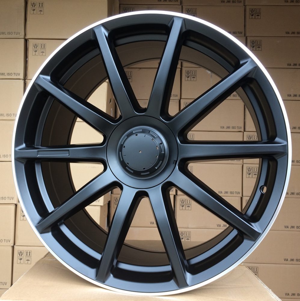 Mercedes BK913 Black Half Matte+Polished Lip