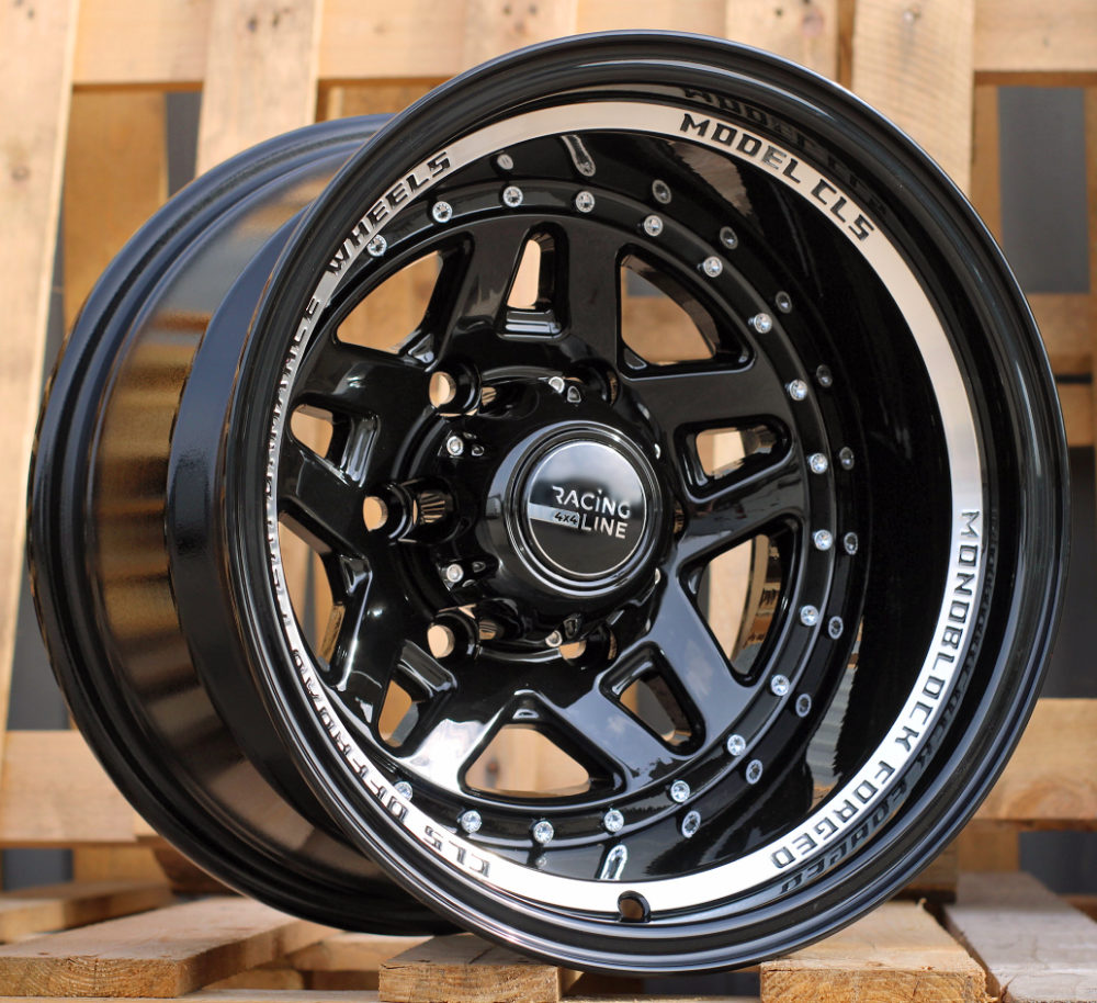 4x4 BK936 Black Polished