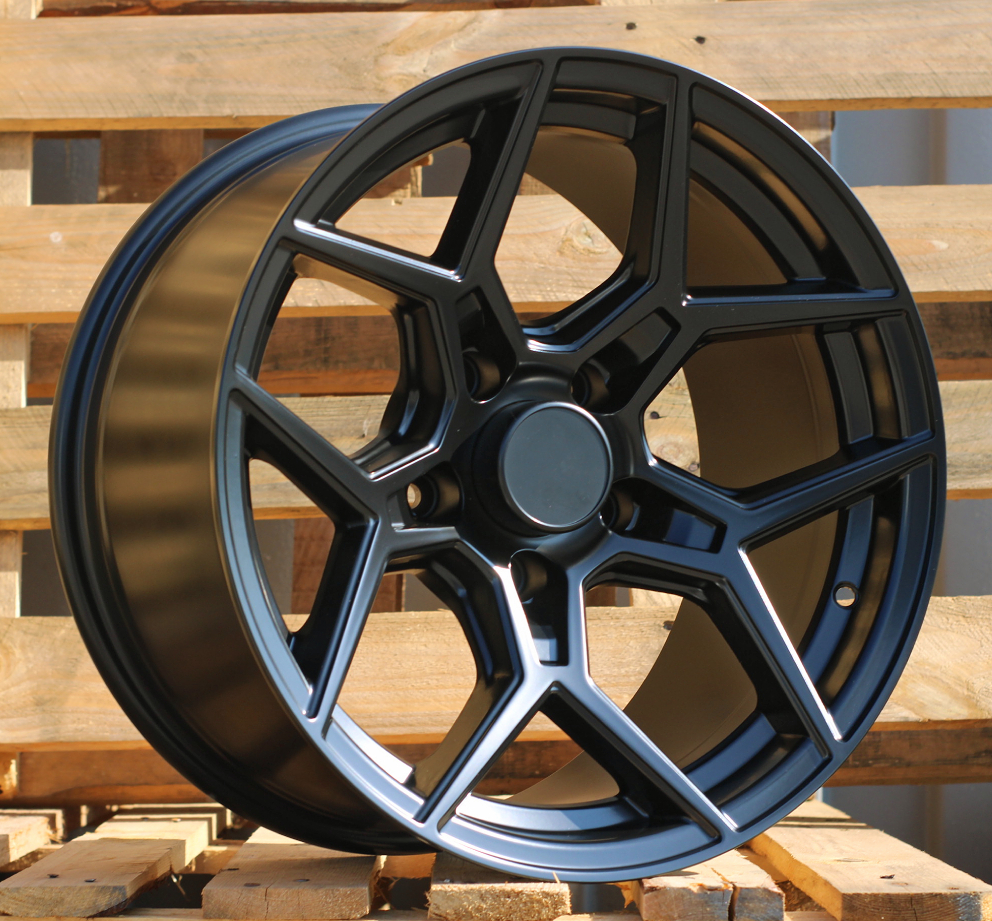 4x4 D1446 Black Half Matte
