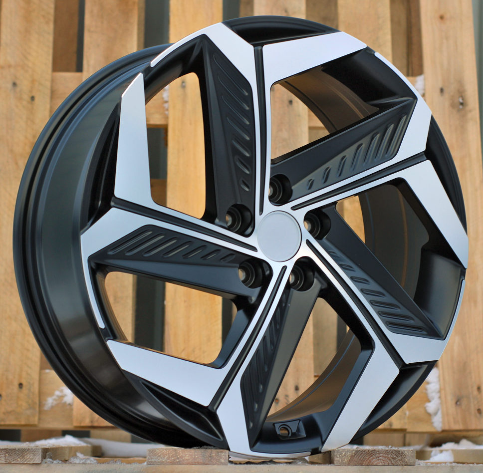 Hyundai D1926 Black Polished Half Matte