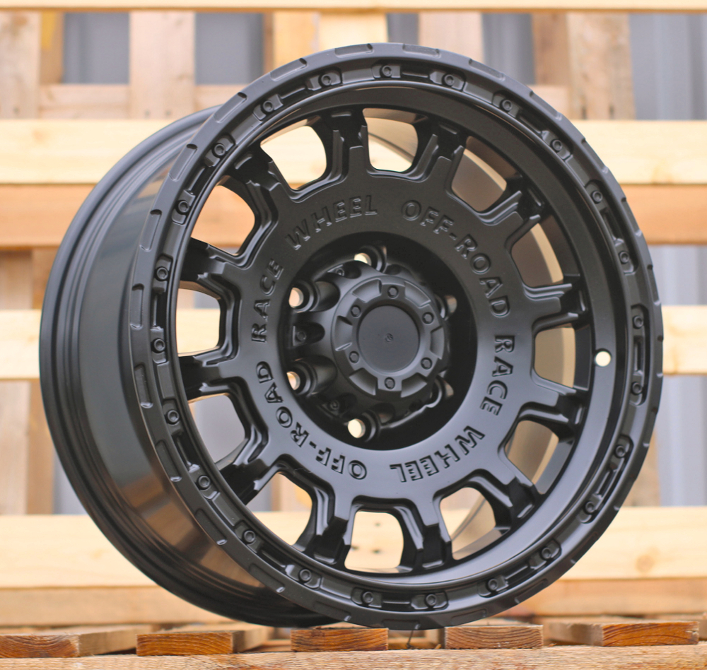 4x4 FBX034 Black Half Matte