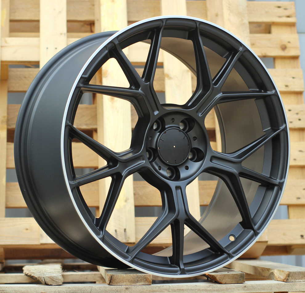 Mercedes FBX120 Satin Black+Silver Lip
