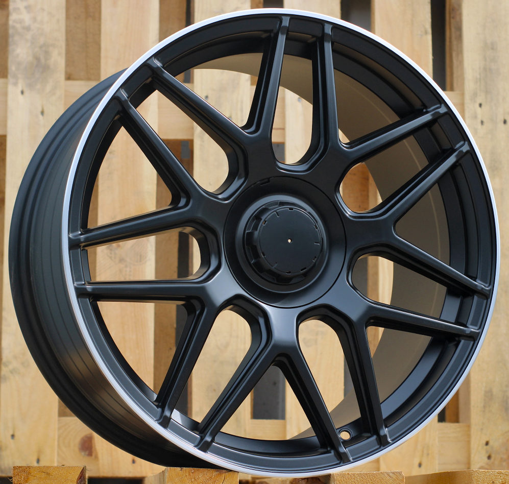 Mercedes FE195 Black Half Matte+Polished Lip