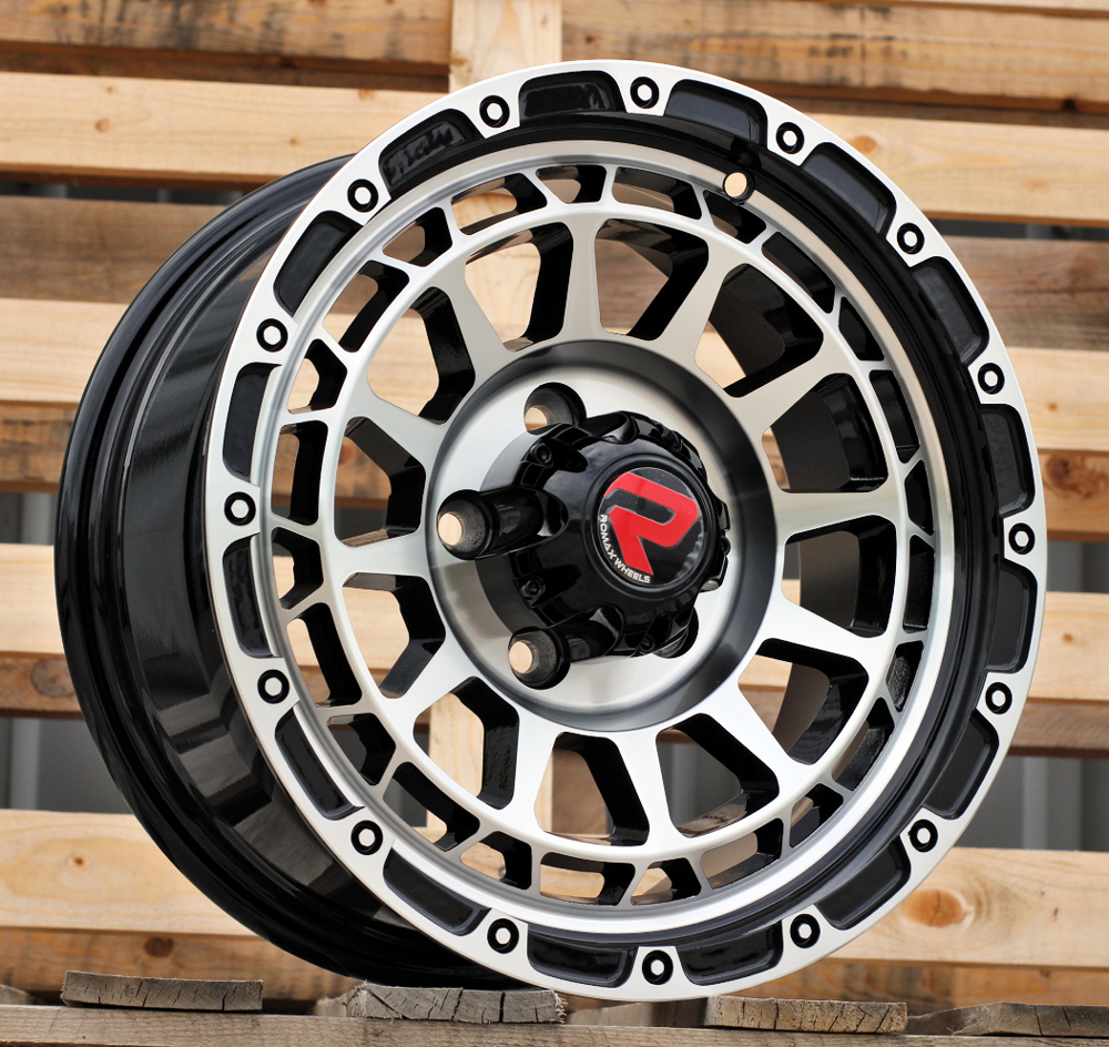 4x4 H1046 Black Polished