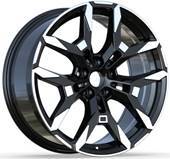 BMW H3456F Black Polished Half Matte