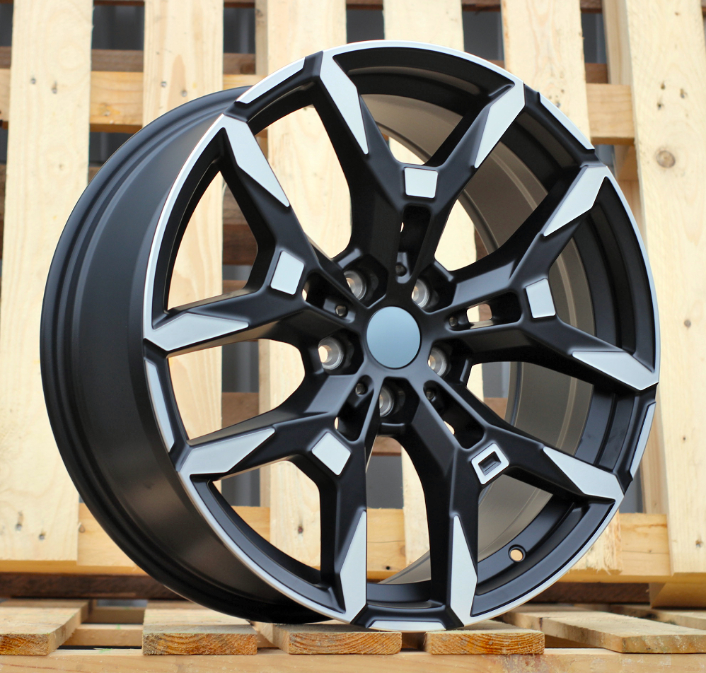 BMW H3456F Black Polished Half Matte