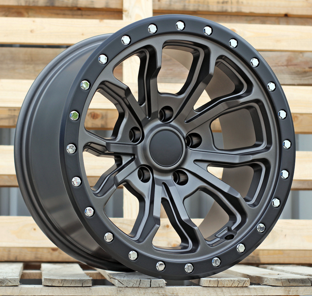 4x4 H5073 Matte Grey + Black Lip