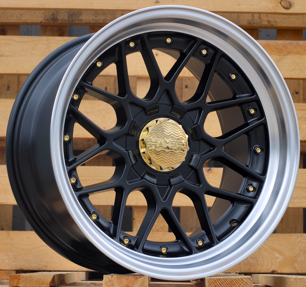 Haxer HX025 Black Half Matte+Polished Lip