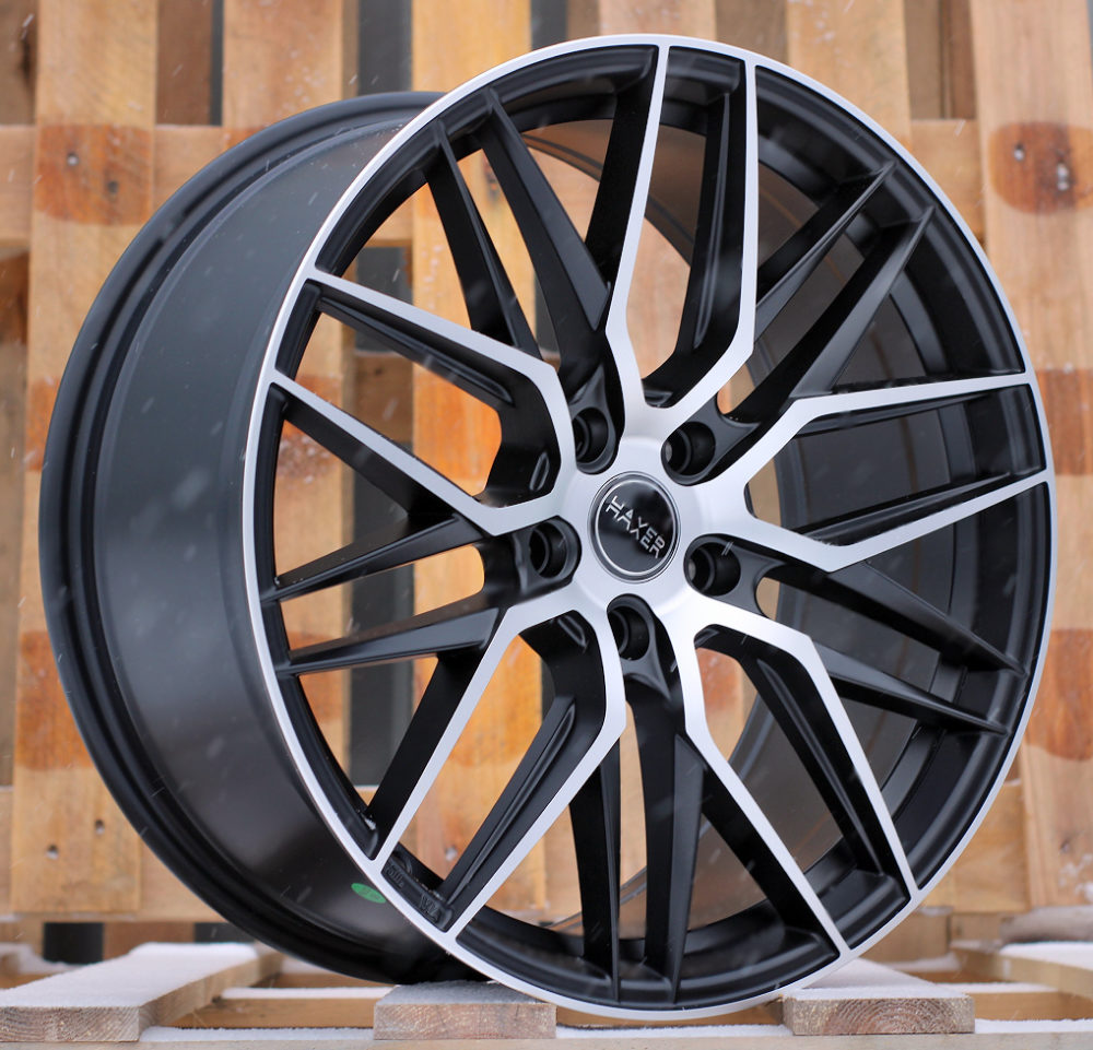 Haxer HX035 Black Polished Half Matte