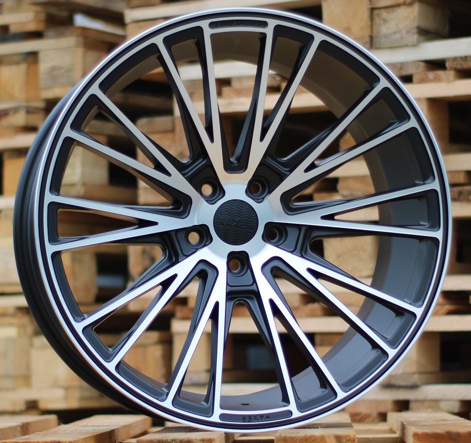 Haxer HX040 Black Polished Half Matte+Painted Powder
