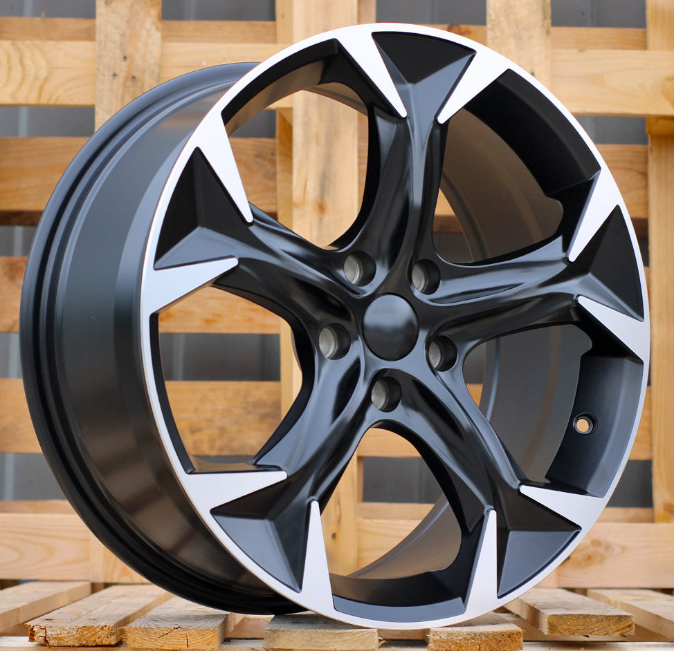Cupra I5163 Black Polished Half Matte