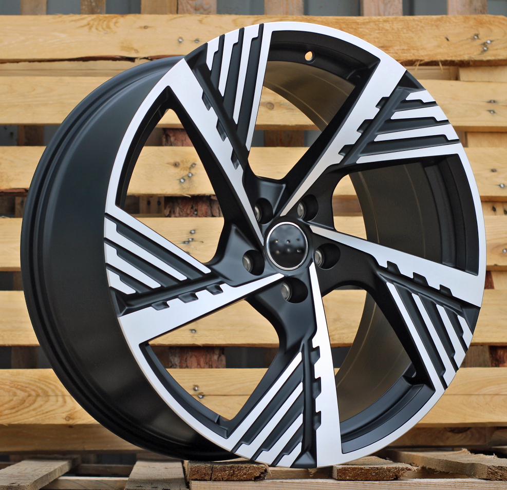 AUDI I5639 Black Polished Half Matte
