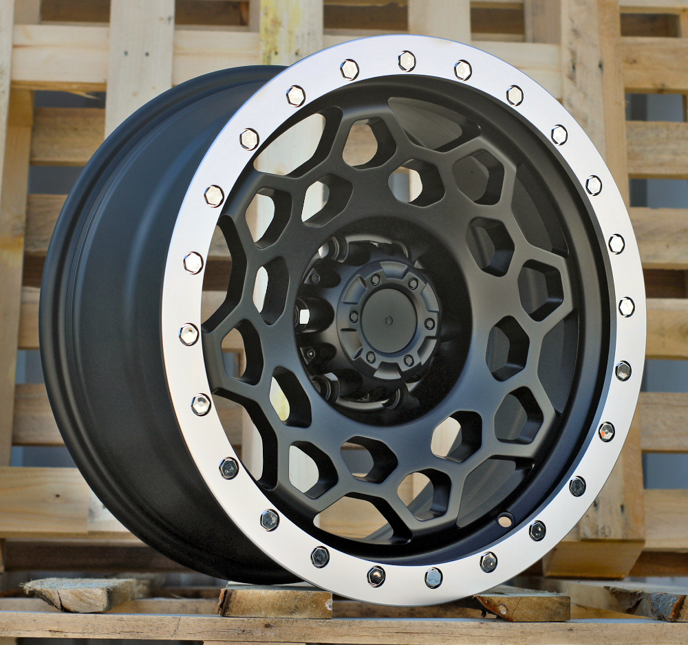 4x4 JT240 Black Matte+Polished Lip