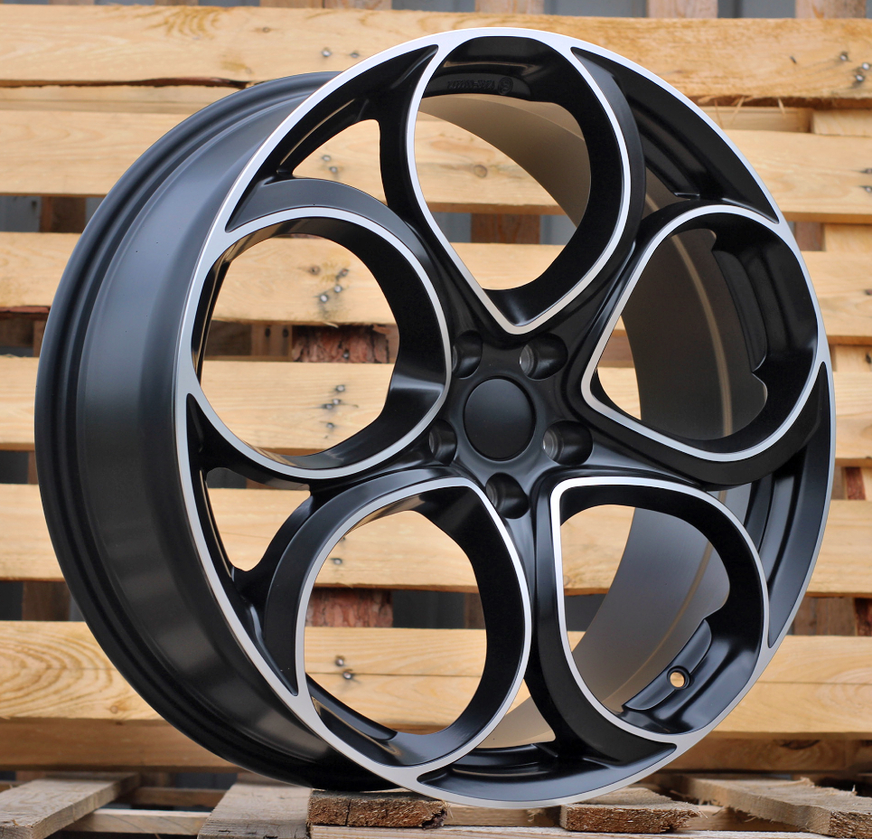 Alfa Romeo L2387 Black Polished Half Matte