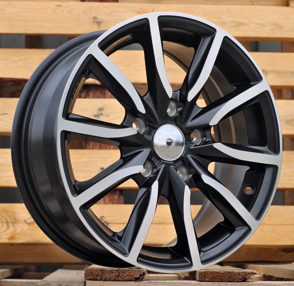 Racing LU263 Black Polished Half Matte