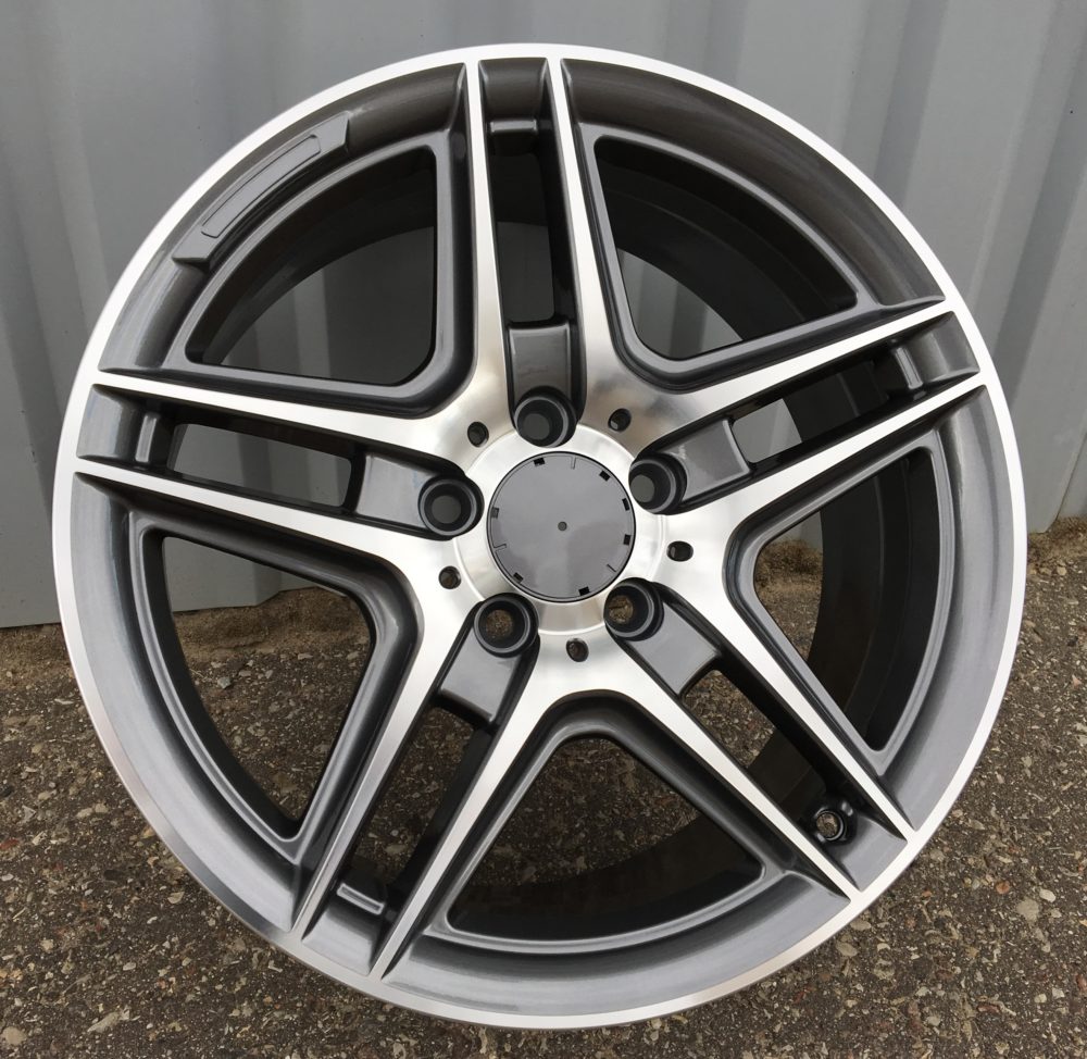Mercedes SSA02 Grey Polished+Painted Powder