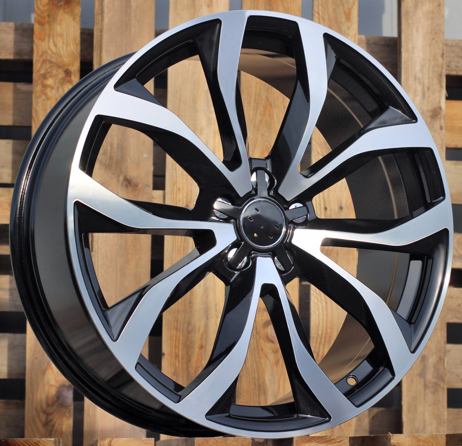 AUDI XF562 Black Polished+Painted Powder