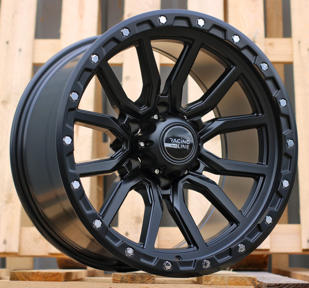 4x4 Y0156 Black Half Matte