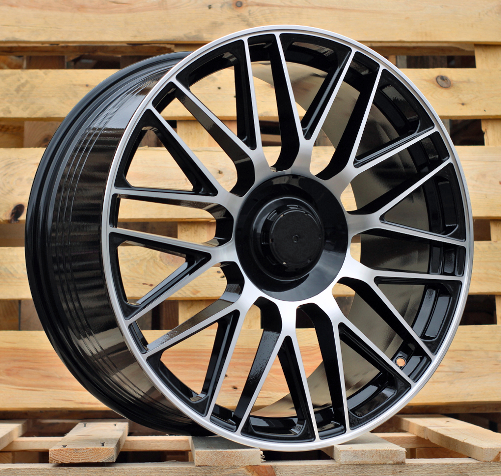 Mercedes Y0207 Black Polished
