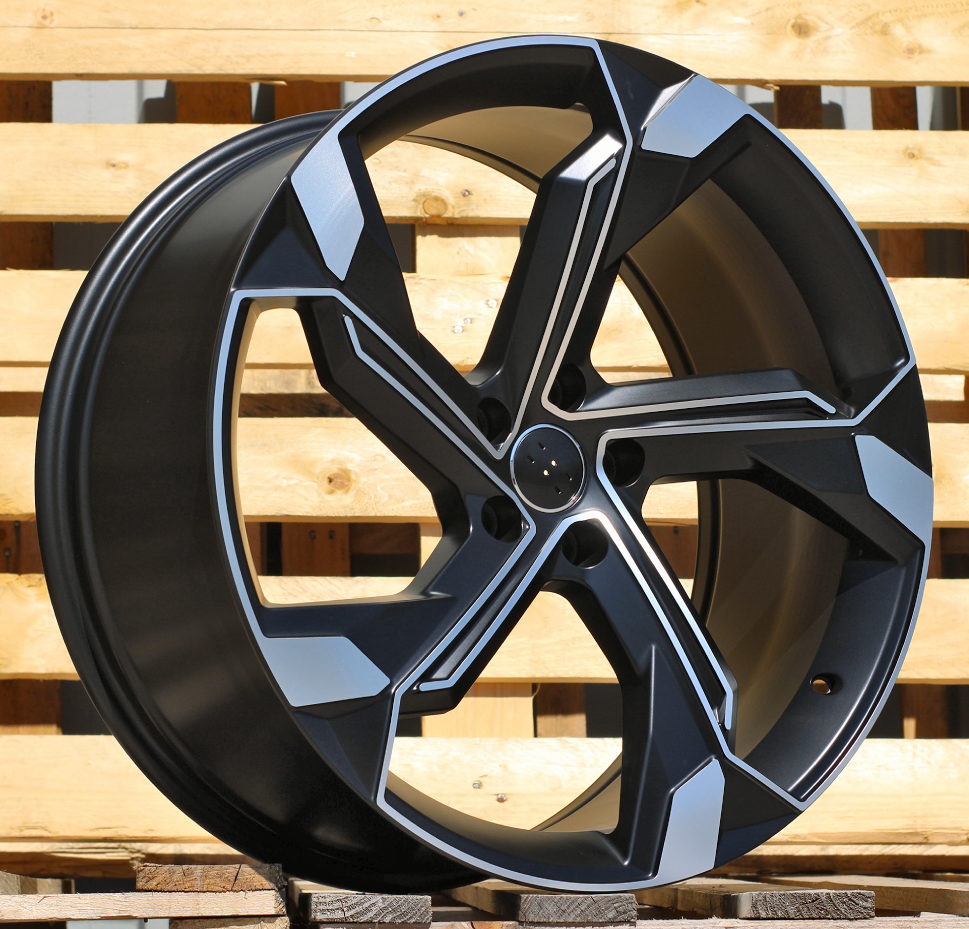 AUDI Y1201 Black Polished Half Matte