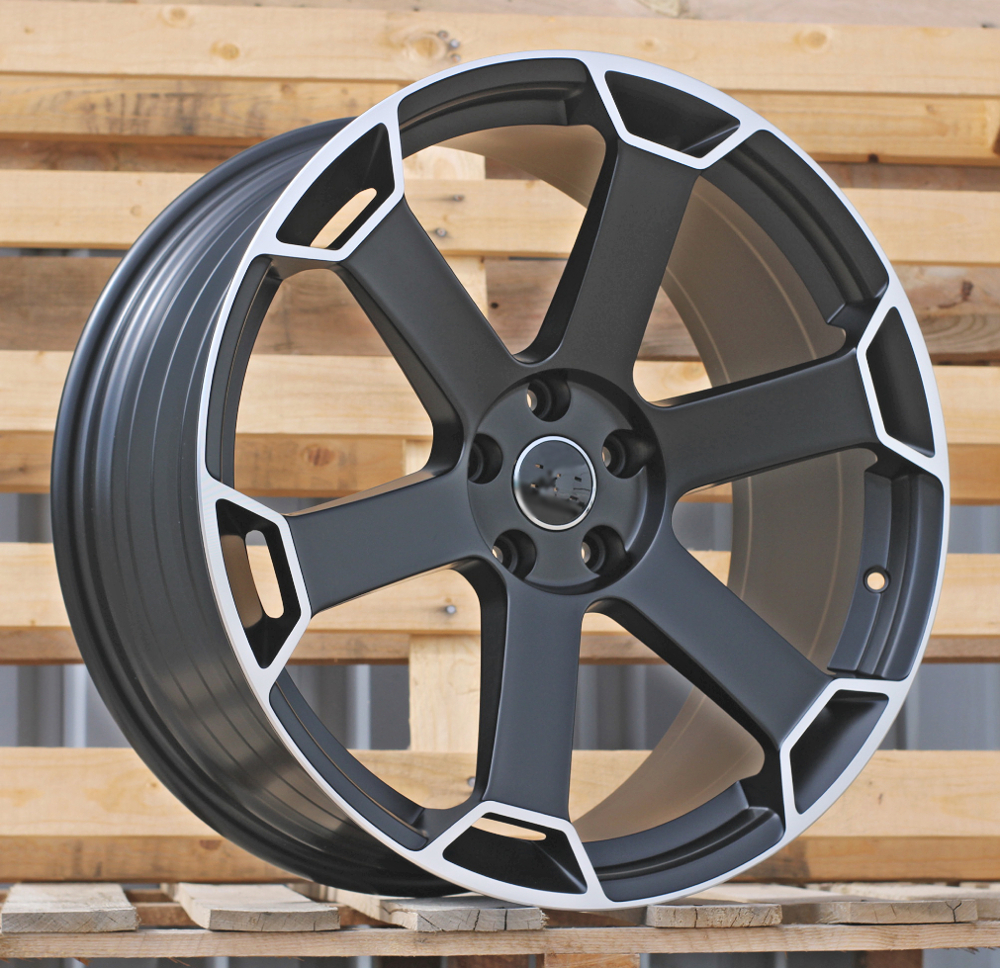 AUDI YF6149 Black Half Matte+Polished Lip