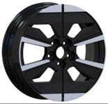 Peugeot YF6158 Black Polished Half Matte