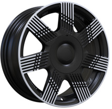 FIAT YF7074 Black Polished Half Matte