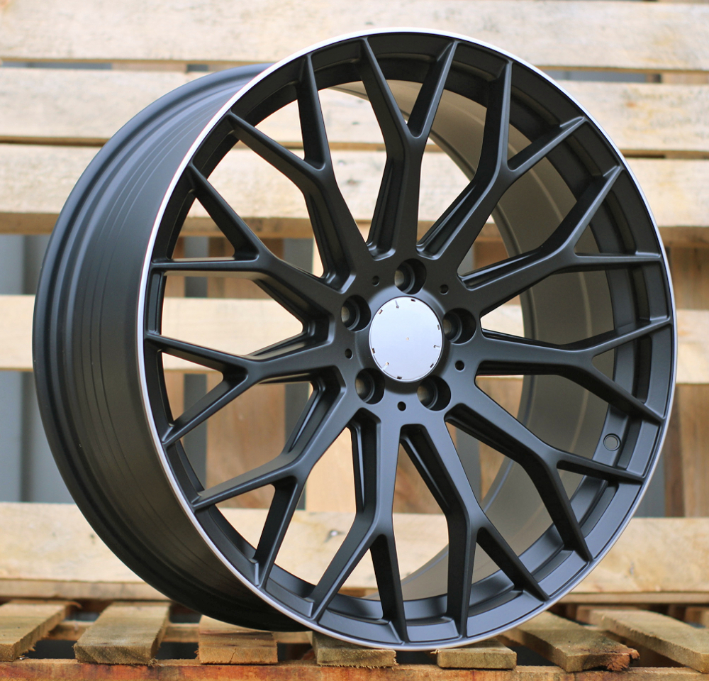 Mercedes YS1180 Black Half Matte+Polished Lip
